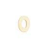 Block Initials in 14K Gold (6.00 mm)
