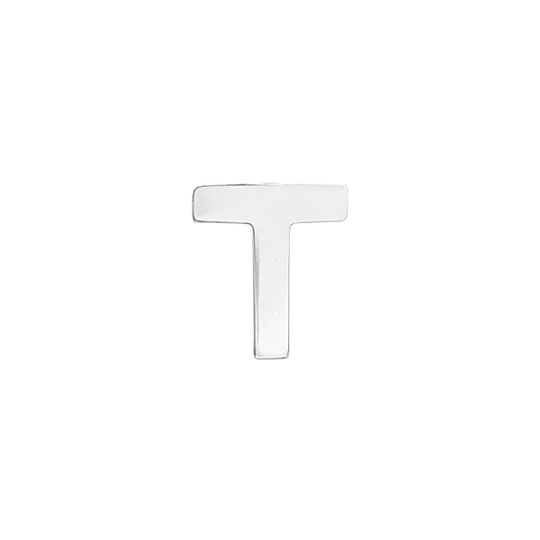 Block Initials in 14K Gold (8.00 mm)