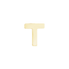 Block Initials in 14K Gold (6.00 mm)
