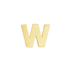 Block Initials in 14K Gold (6.00 mm)