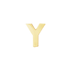 Block Initials in 14K Gold (6.00 mm)