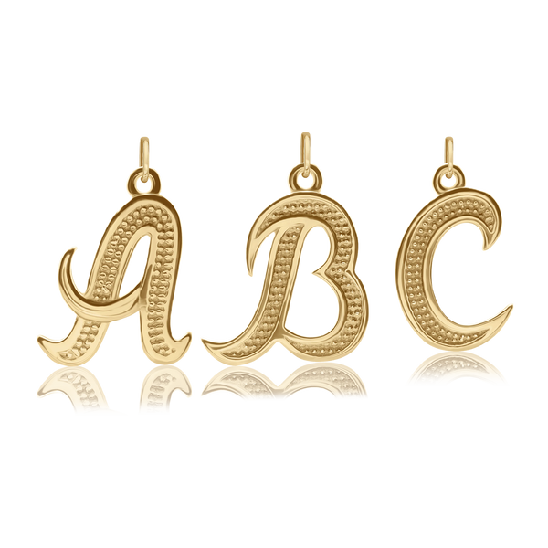 ITI NYC Fancy Pro Caption Bold with Bead Design (17mm) (100% Polished with Bail)