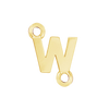 Block Initials with Two Jump Rings in 14K Gold (8.00 mm)