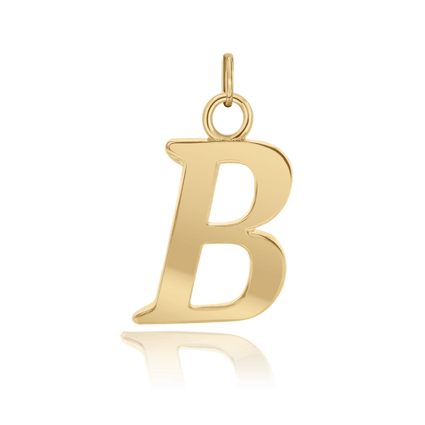 ITI NYC Capitolina Extra Bold Italic in 14K Gold (13mm) (100% Polished with Bail)