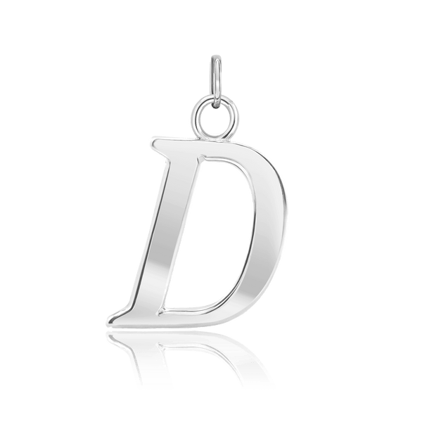 ITI NYC Capitolina Extra Bold Italic in Sterling Silver (13mm) (100% Polished with Bail)