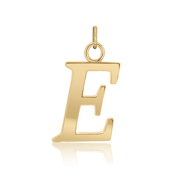 ITI NYC Capitolina Extra Bold Italic in 14K Gold (13mm) (100% Polished with Bail)