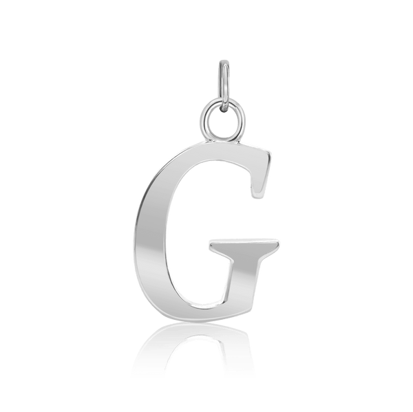 ITI NYC Capitolina Extra Bold Italic in Sterling Silver (13mm) (100% Polished with Bail)