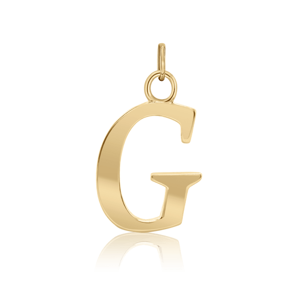 ITI NYC Capitolina Extra Bold Italic in 14K Gold (13mm) (100% Polished with Bail)