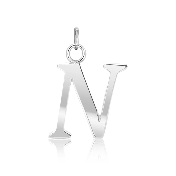 ITI NYC Capitolina Extra Bold Italic in Sterling Silver (13mm) (100% Polished with Bail)