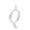ITI NYC Capitolina Extra Bold Italic in Sterling Silver (13mm) (100% Polished with Bail)