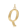 ITI NYC Capitolina Extra Bold Italic in 14K Gold (13mm) (100% Polished with Bail)