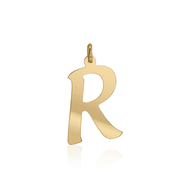 ITI NYC Diamond Girl Bold in 14K Gold (25mm) (100% Polished with Bail)