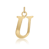 ITI NYC Capitolina Extra Bold Italic in 14K Gold (13mm) (100% Polished with Bail)