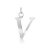 ITI NYC Capitolina Extra Bold Italic in Sterling Silver (13mm) (100% Polished with Bail)