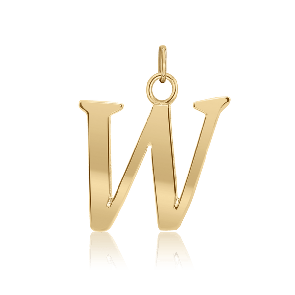 ITI NYC Capitolina Extra Bold Italic in 14K Gold (13mm) (100% Polished with Bail)