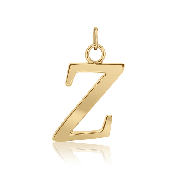 ITI NYC Capitolina Extra Bold Italic in 14K Gold (13mm) (100% Polished with Bail)