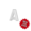 Block Initials in Sterling Silver (10.00 mm)