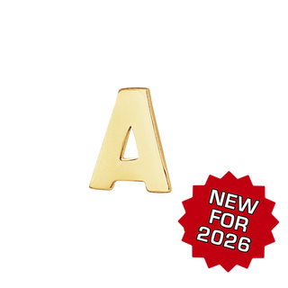 Block Initials in 14K Gold (10.00 mm)