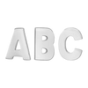 Block Initials in Sterling Silver (10.00 mm)