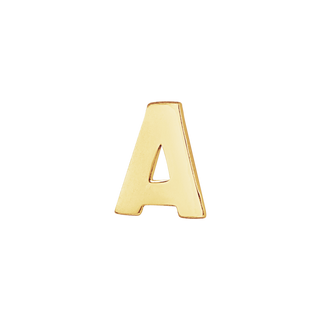 Block Initials in 14K Gold (10.00 mm)