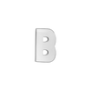 Block Initials in Sterling Silver (10.00 mm)