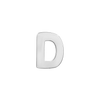 Block Initials in Sterling Silver (10.00 mm)