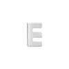 Block Initials in Sterling Silver (10.00 mm)