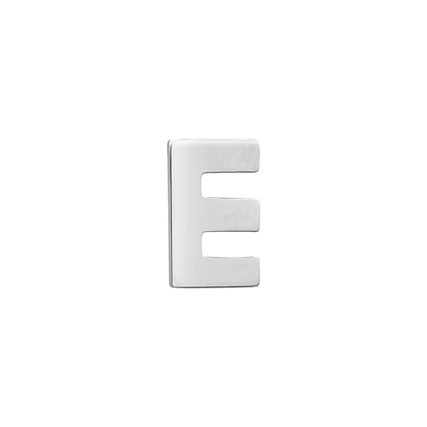 Block Initials in Sterling Silver (10.00 mm)