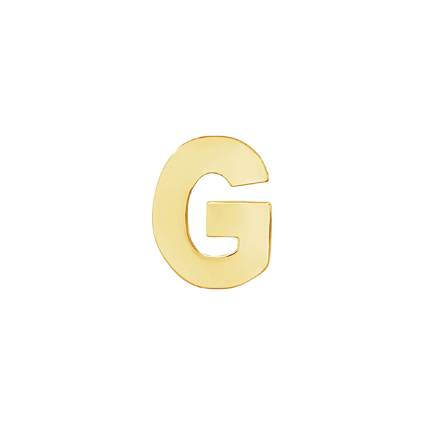 Block Initials in 14K Gold (10.00 mm)