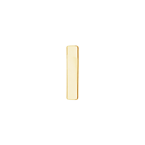Block Initials in 14K Gold (10.00 mm)