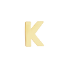 Block Initials in 14K Gold (10.00 mm)