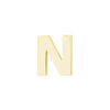 Block Initials in 14K Gold (10.00 mm)