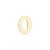 Block Initials in 14K Gold (10.00 mm)