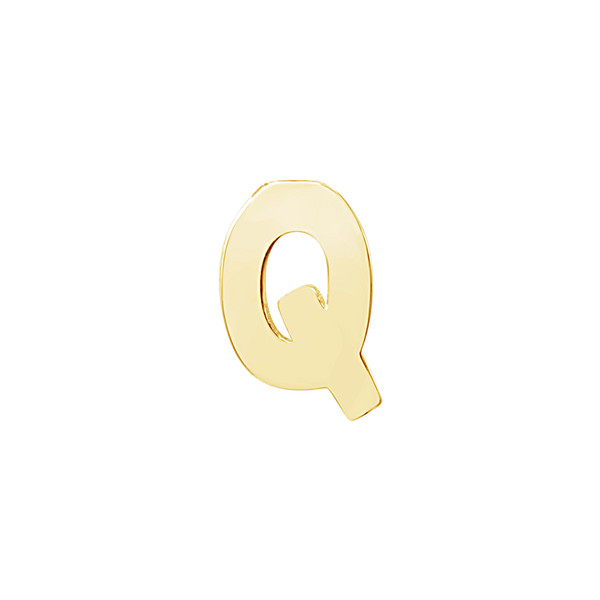 Block Initials in 14K Gold (10.00 mm)