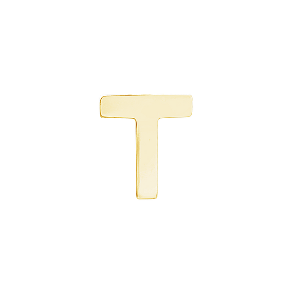 Block Initials in 14K Gold (10.00 mm)