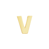 Block Initials in 14K Gold (10.00 mm)