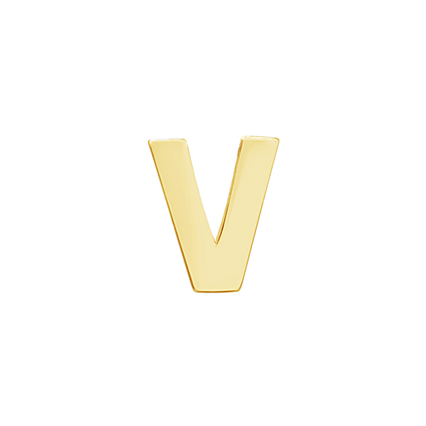 Block Initials in 14K Gold (10.00 mm)