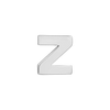 Block Initials in Sterling Silver (10.00 mm)