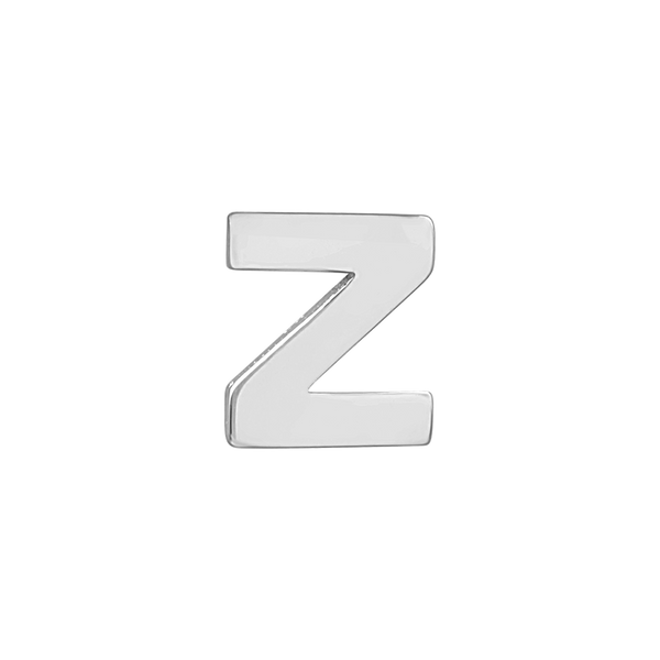 Block Initials in Sterling Silver (10.00 mm)