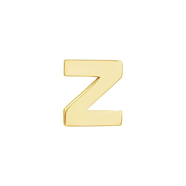 Block Initials in 14K Gold (10.00 mm)