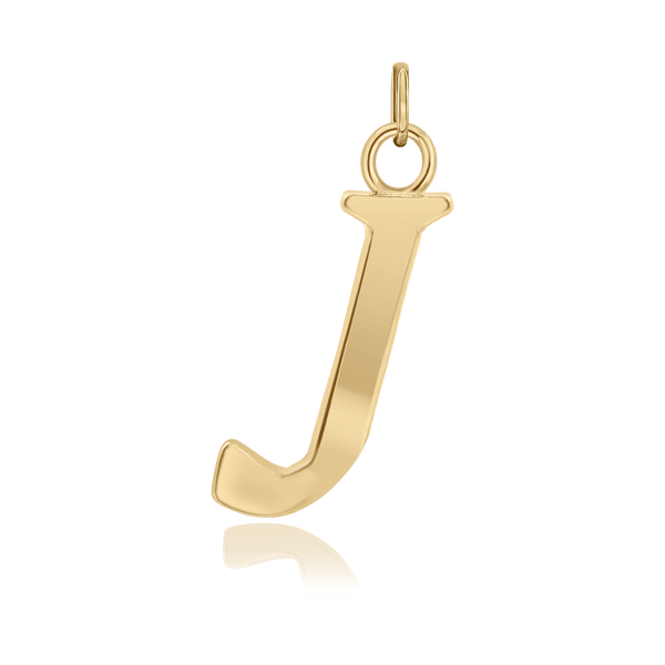 ITI NYC Capitolina Extra Bold Italic in 14K Gold (13mm) (100% Polished with Bail)