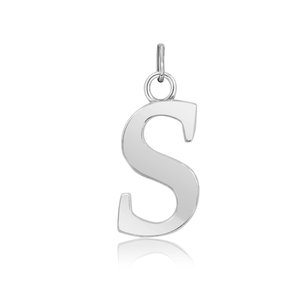 ITI NYC Capitolina Extra Bold Italic in Sterling Silver (13mm) (100% Polished with Bail)