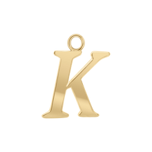 Load image into Gallery viewer, Capitolina Extra Bold Italic Initials with 1 Jump Ring (13 mm)
