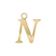 Load image into Gallery viewer, Capitolina Extra Bold Italic Initials with 1 Jump Ring (13 mm)
