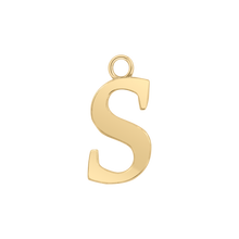 Load image into Gallery viewer, Capitolina Extra Bold Italic Initials with 1 Jump Ring (13 mm)
