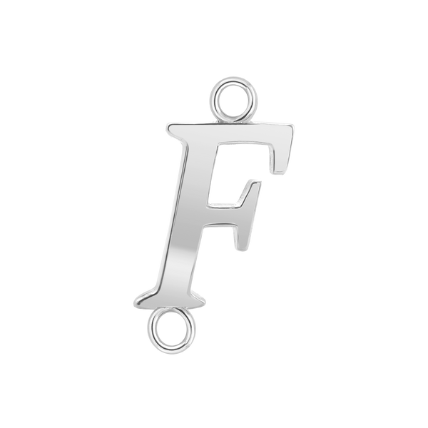 Capitolina Extra Bold Italic Initials with 2 Jump Rings (13 mm)