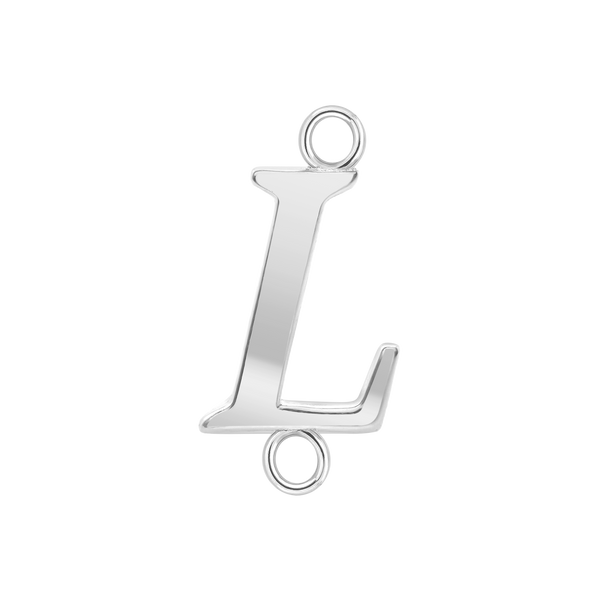 Capitolina Extra Bold Italic Initials with 2 Jump Rings (13 mm)