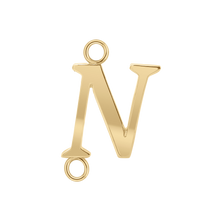 Load image into Gallery viewer, Capitolina Extra Bold Italic Initials with 2 Jump Rings (13 mm)
