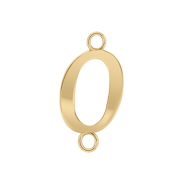 Capitolina Extra Bold Italic Initials with 2 Jump Rings (13 mm)
