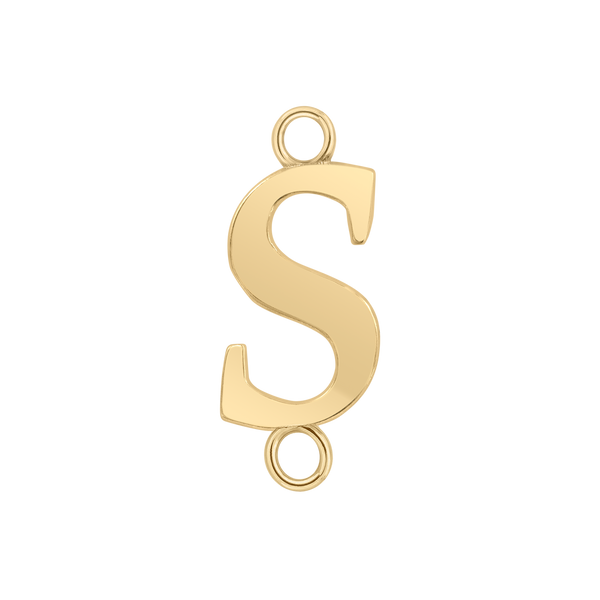 Capitolina Extra Bold Italic Initials with 2 Jump Rings (13 mm)